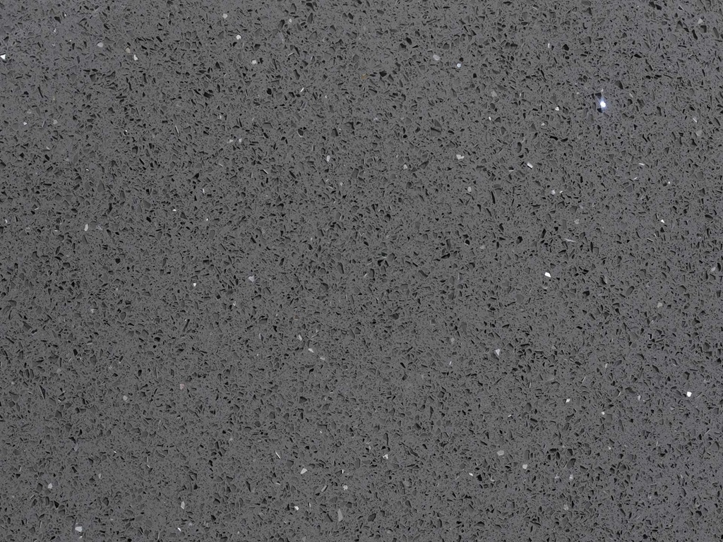 Brillo Gris Classic Quartz video thumbnail — mid‑grey granulated surface with subtle sparkle
