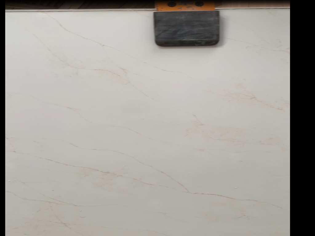 Moderna Gold Classic Quartz worktop slab video thumbnail showing colour and texture