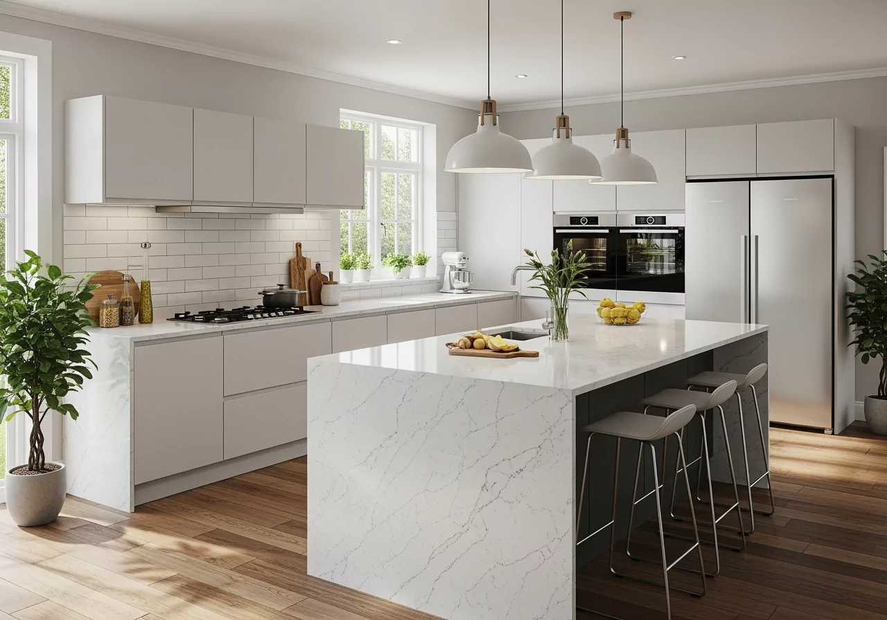 Nile Stone Quartz Worktops