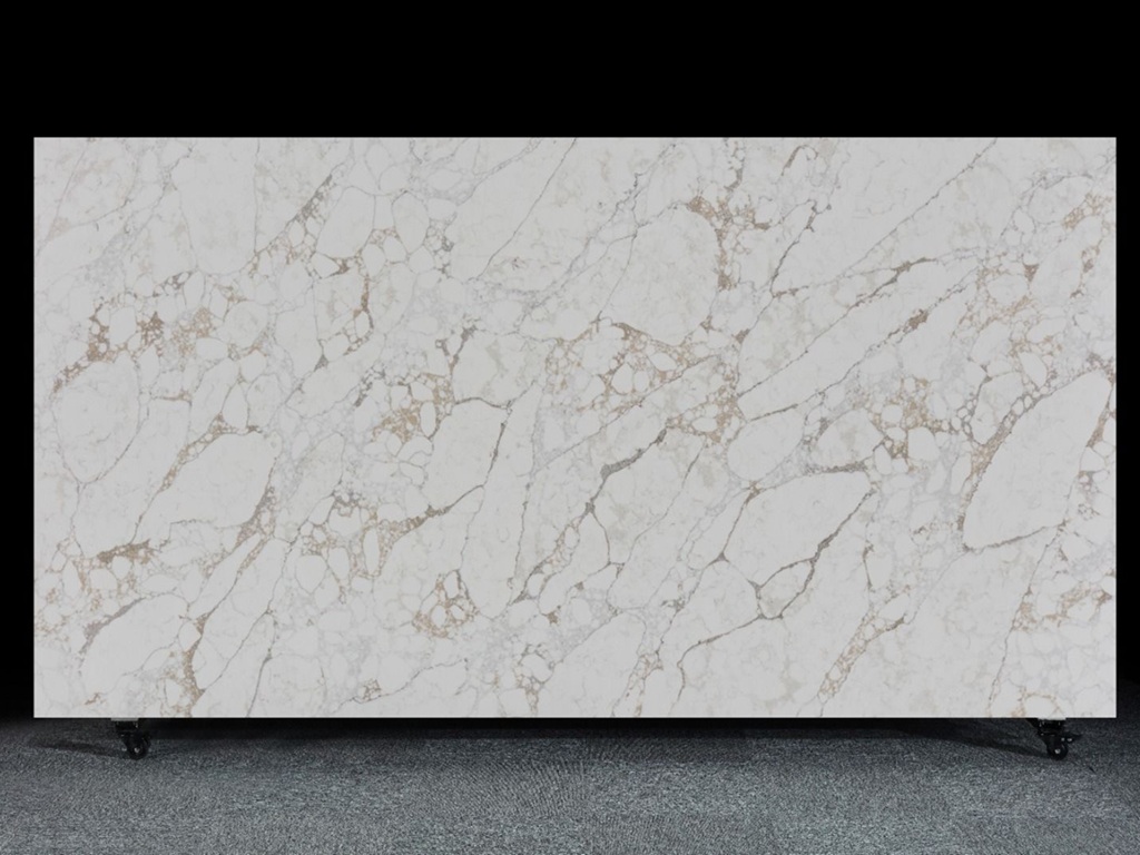 Arabescato Capri Quartz Nile Stone Stone worktop slab video thumbnail showing colour and texture