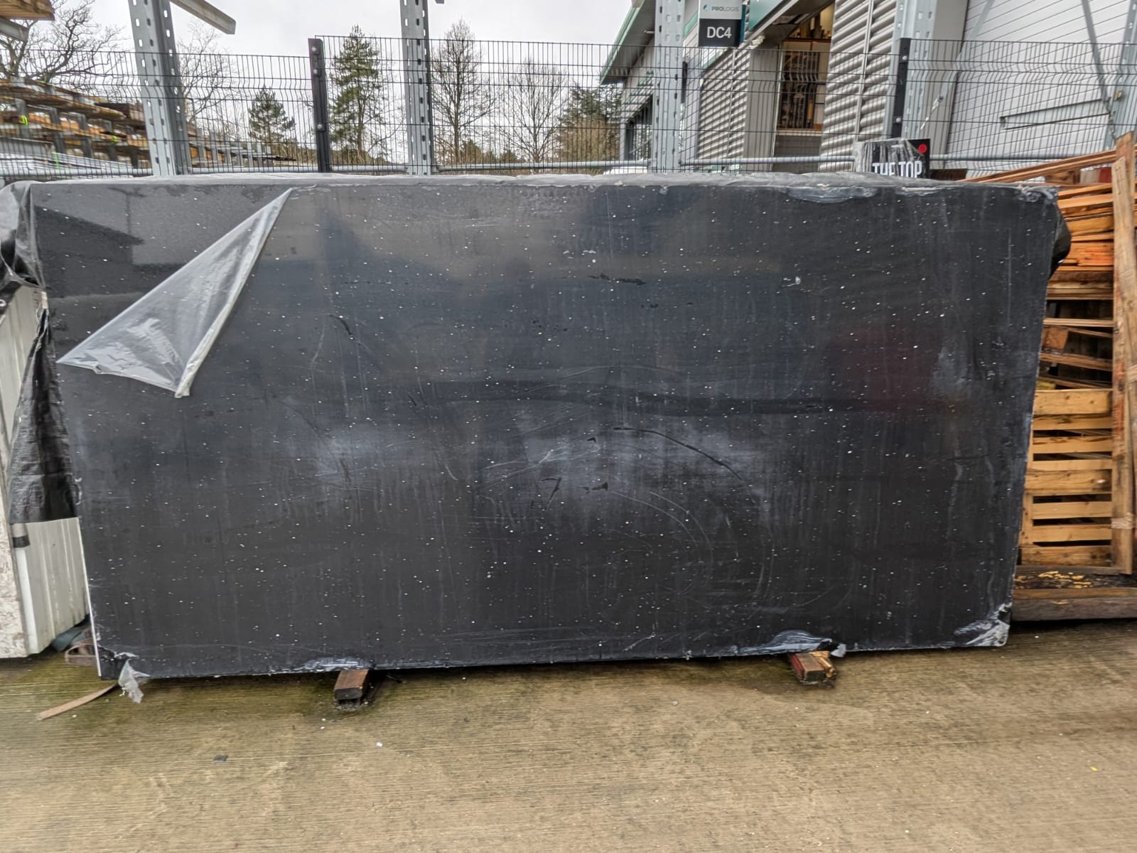 Nero Starlight Quartz Nile Stone worktop slab video thumbnail showing colour and texture