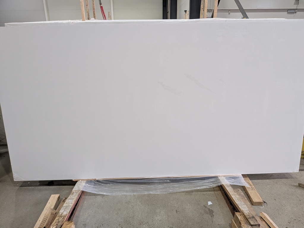 Snow White Quartz Nile Stone worktop slab video thumbnail showing colour and texture