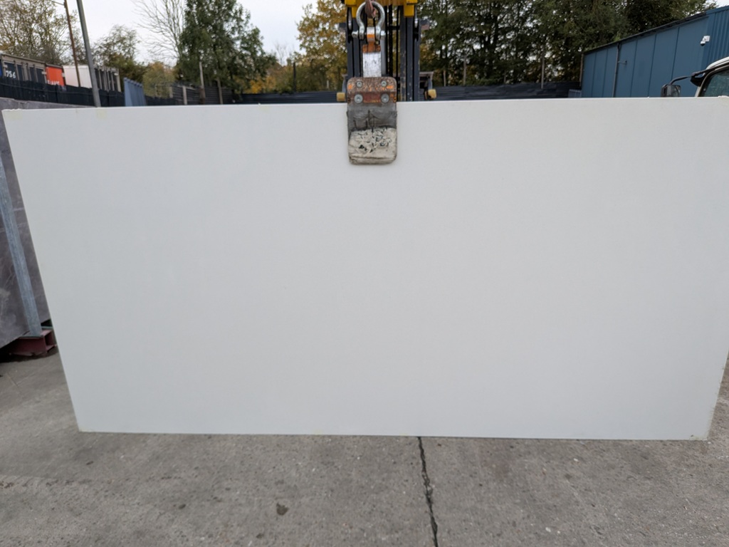 Lustre White Quartz Noble Stone worktop slab video thumbnail showing colour and texture