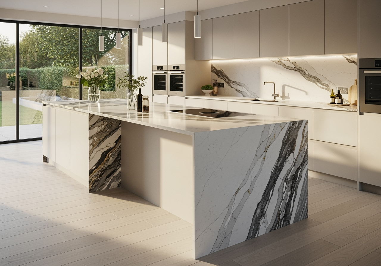 Waterfall edges the ultimate contemporary statement